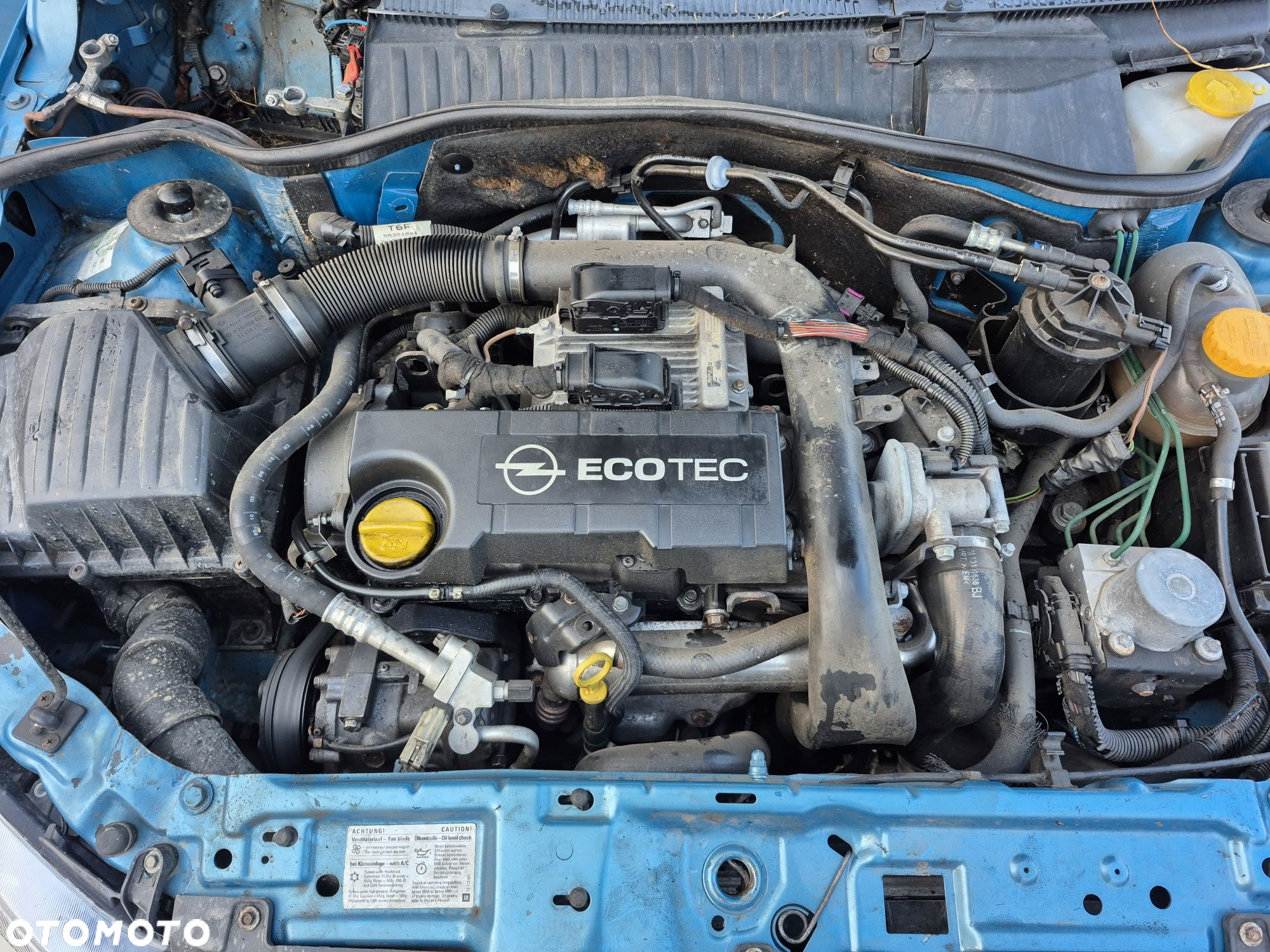 Części opel corsa c silnik 1.7 cdti Z17DTH skrzynia f23 kolor z20n - 5