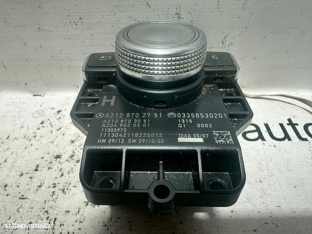.Comando Multifunções Joystick NAV Navegação Radio Mercedes Benz W212 Classe E W207 Coupe A2128702751 2009 - 2017 - 8