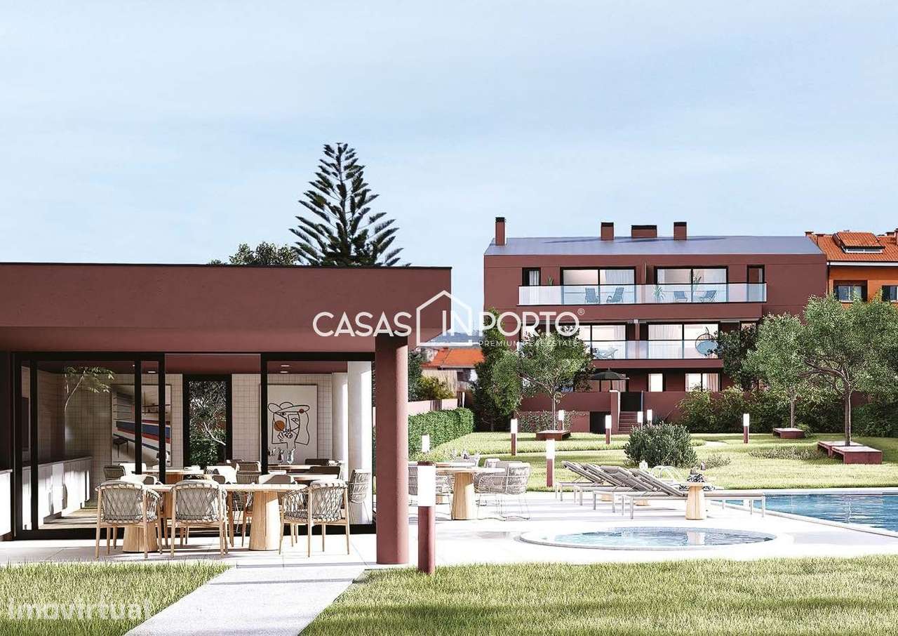 T2 de Luxo e Tranquilidade em Espinho - Condomínio Privado - Grande imagem: 3/20