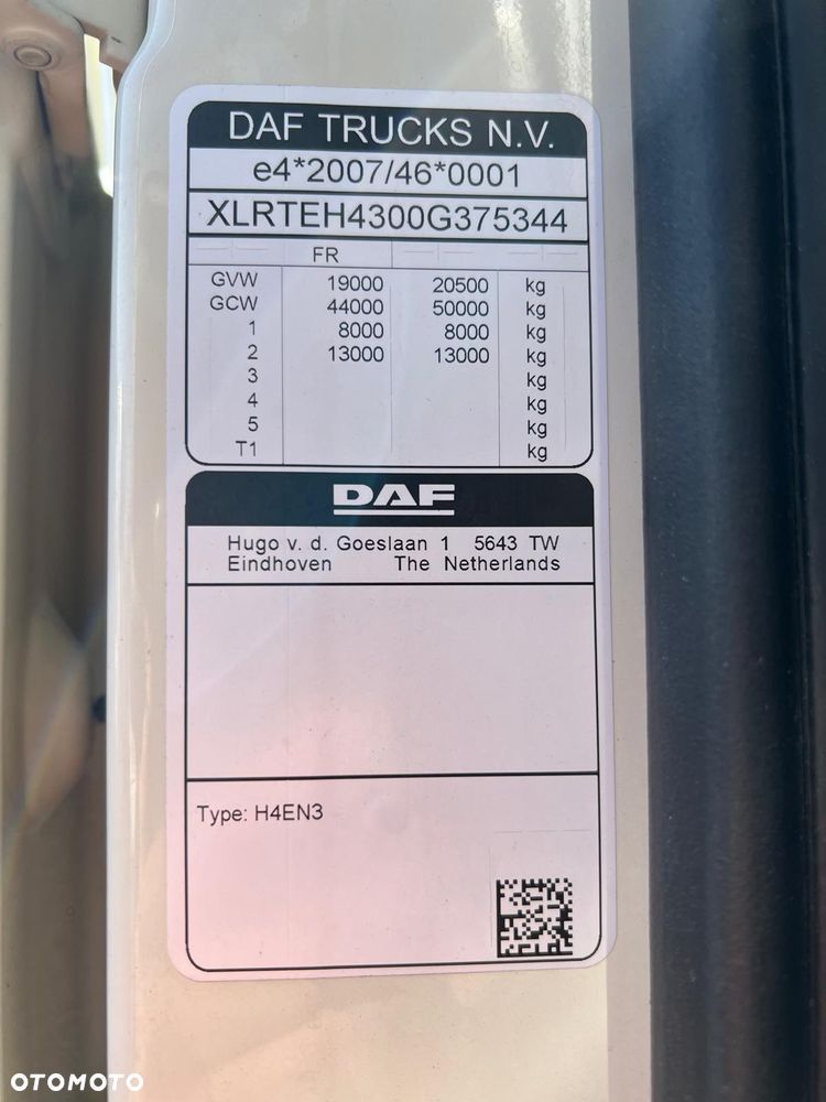 DAF Xf 106.480 kabina super space cab 2021 lodówka klima postojowa wron-pol - 40