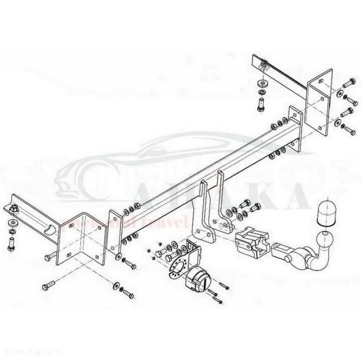 Hak Holowniczy Wypinany Automat Do Skoda Citigo Od 2012 - 3