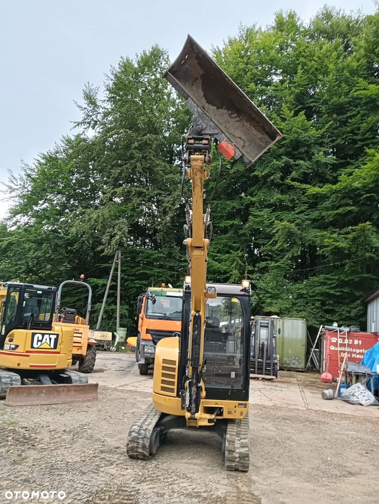Caterpillar CAT 302.7 E | 2016r | 2500 mtg | 2700kg | minikoparka mini koparka gąsienicowa mała koparka obrotowa gąsienice gumowe - 8