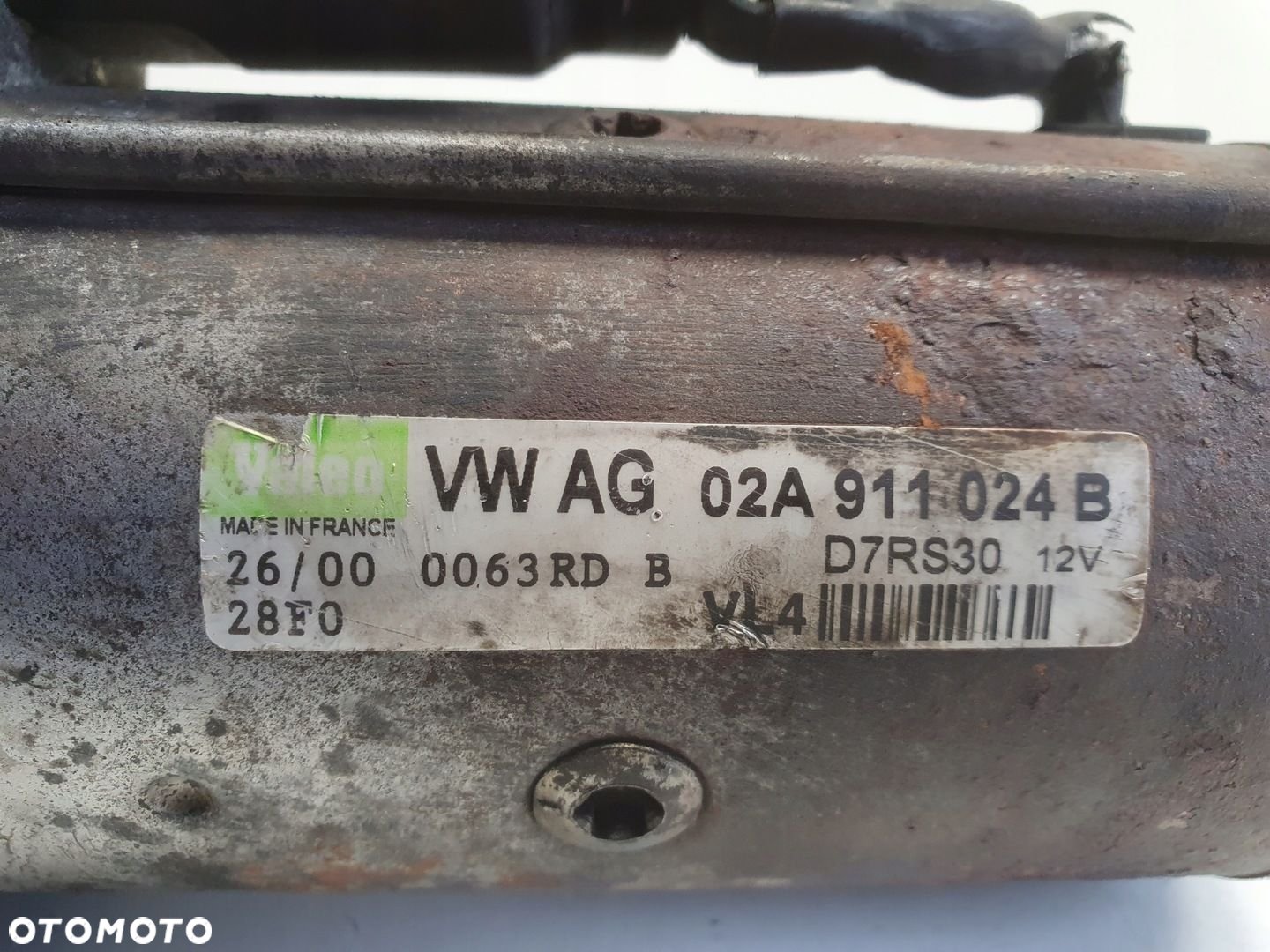 Audi A3 8L Golf IV 1.9 TDI ROZRUSZNIK valeo 02A911024B D7RS30 - 2