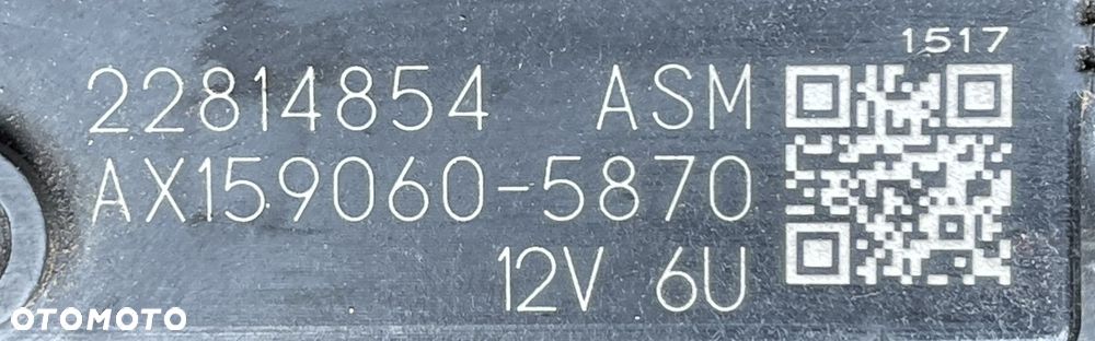 O2 CADILLAC ESCALADE IV 2014 -  MECHANIZM WYCIERACZEK SILNICZEK 22814854 - 2