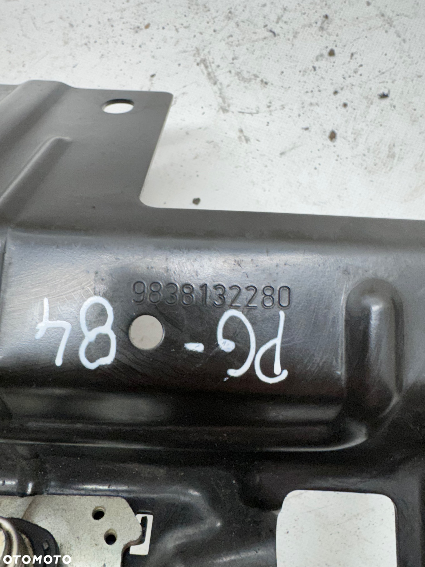 PG-84 PEUGEOT 308 PANEL MOCOWANIA CHŁODNICY 9838132280 - 3