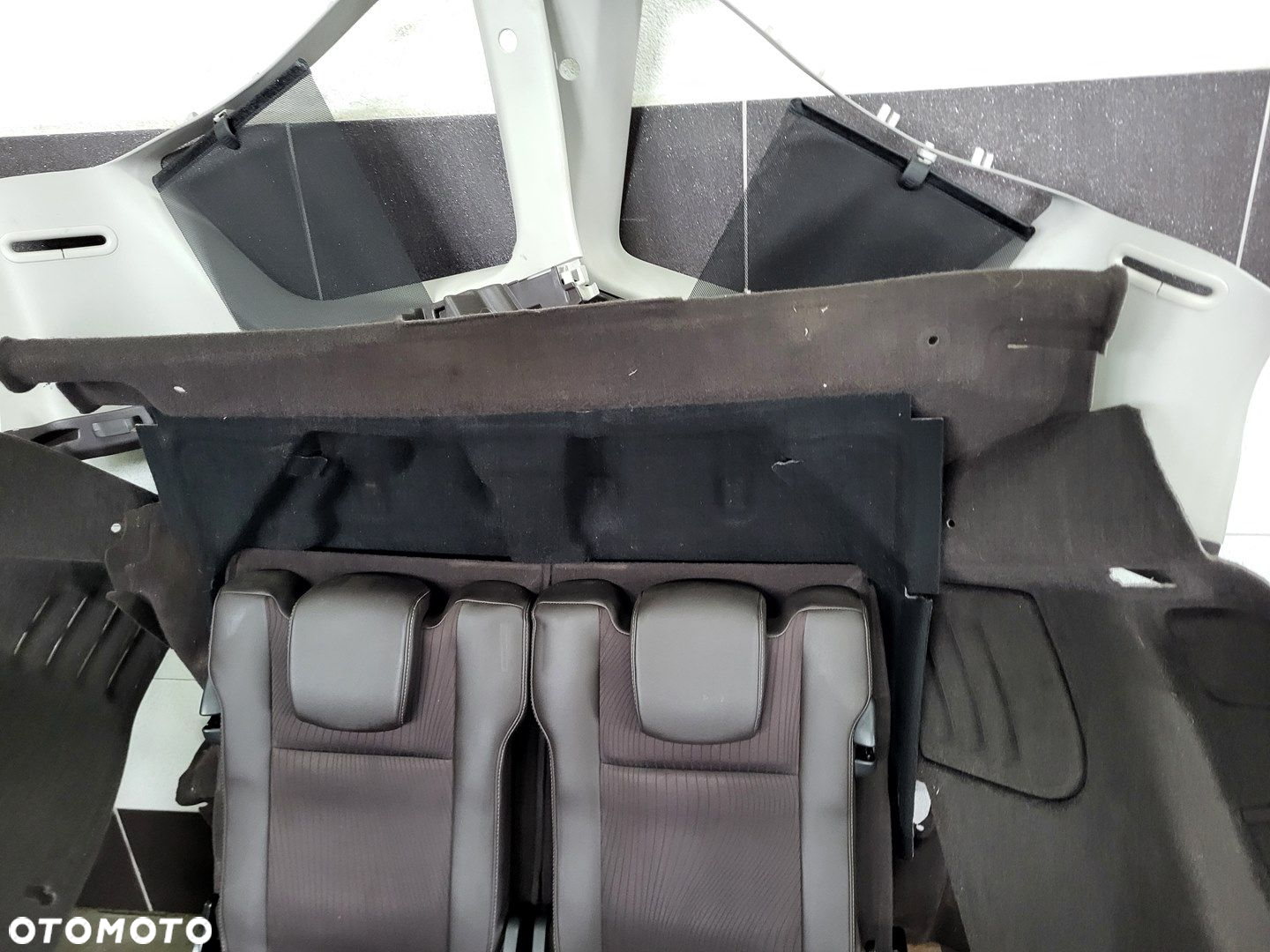 fotel fotele iii rzędu boczki tapicerka pasy komplet RENAULT SCENIC III GRA - 11
