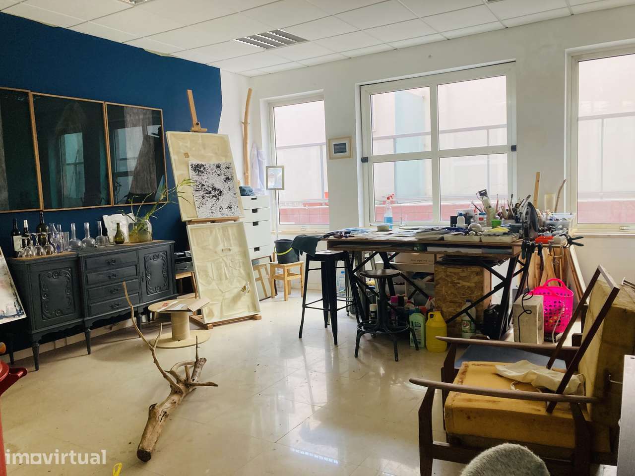 Escritório / Atelier | Edifício Gaivotas do Tejo | Graça | 750 € - Grande imagem: 2/4