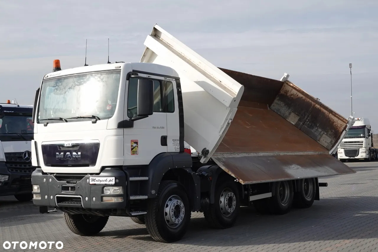 MAN TGS 35.400 / 8x4 / WYWROTKA / HYDROBURTA / BORDMATIK / EURO 5 EEV - 5