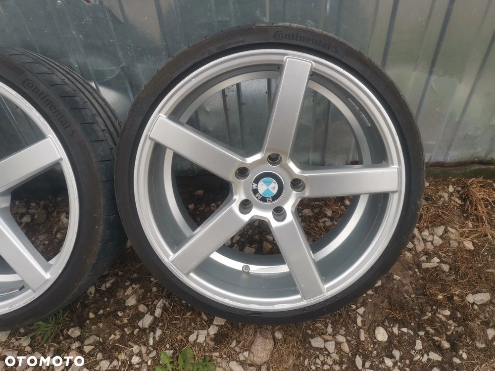 KOŁA FELGI ALUMINIOWE ALUFELGI BMW R19 5X120 BMW E90 E46 F30  ORYGINAŁ VIA 8,5 Jx ET35 OPONY CONTINENTAL SPORTCONTACT 6 2X 225/35 2X 245/30 - 3