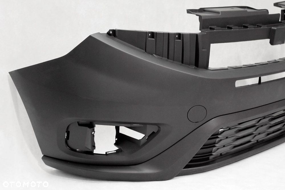 ZDERZAK PRZEDNI PRZÓD FIAT DOBLO II LIFT 15-22 CZARNY STRUKTURA - 3