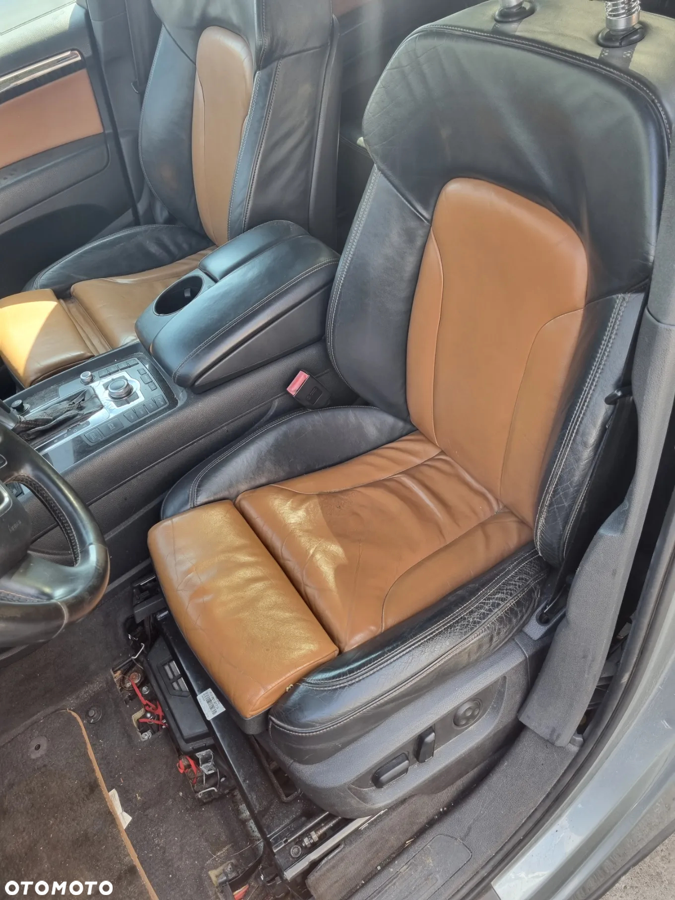 AUDI Q7 4L 05-10 r. FOTELE + KANAPA + KOMPLET BOCZKÓW wersja exclusive + - 8