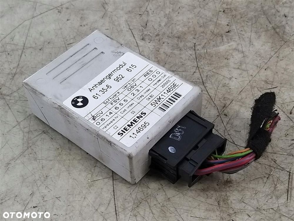 Moduł haka BMW E87 2004-2013 6952615 5WK11469E ORYGINAŁ - 1