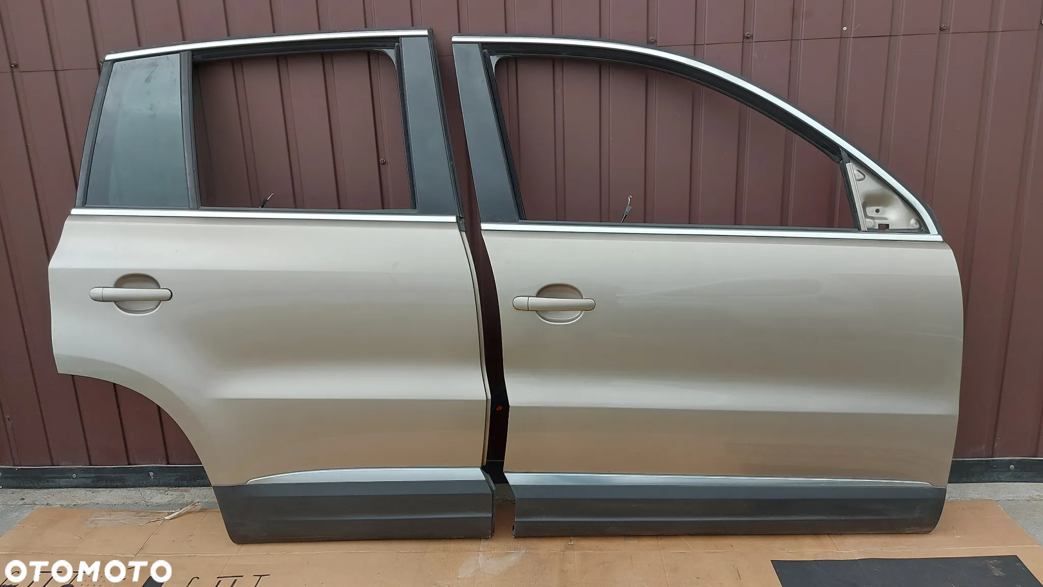 VW TIGUAN 5N0 DRZWI PRZEDNIE LEWE PRAWE TYLNE BŁOTNIK KLAPA ZDERZAK MASKA ZŁOTE LA1X SZARE LD7R - 2