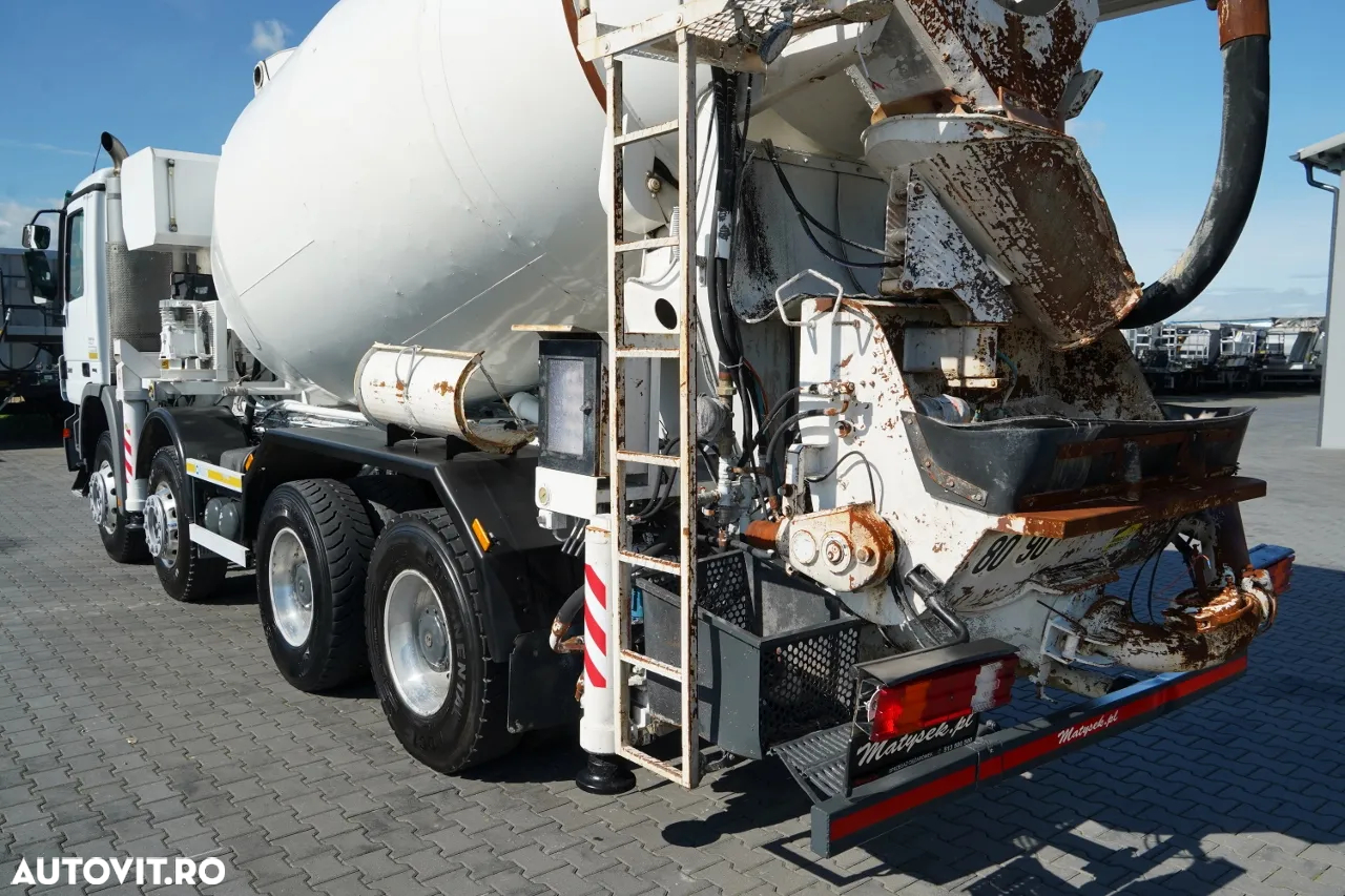 Mercedes-Benz ACTROS 3241 / BETONIER / 8X4 / BETONIERĂ + POMPĂ SERMAC 3Z24 / JANTE DIN ALIAJ - 13