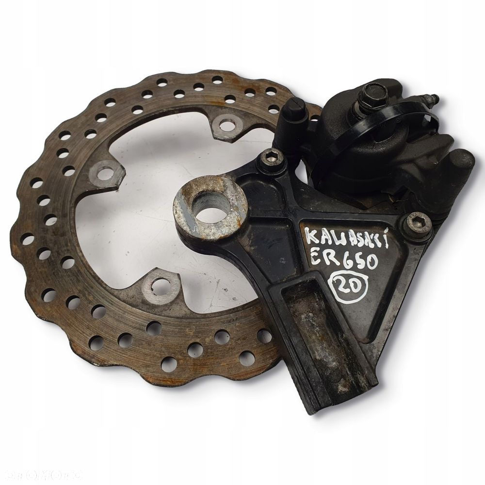 TARCZA HAMULCOWA ZACISK TYŁ kawasaki ER6 ER650 06-09 tylny zacisk hamulcowy - 15