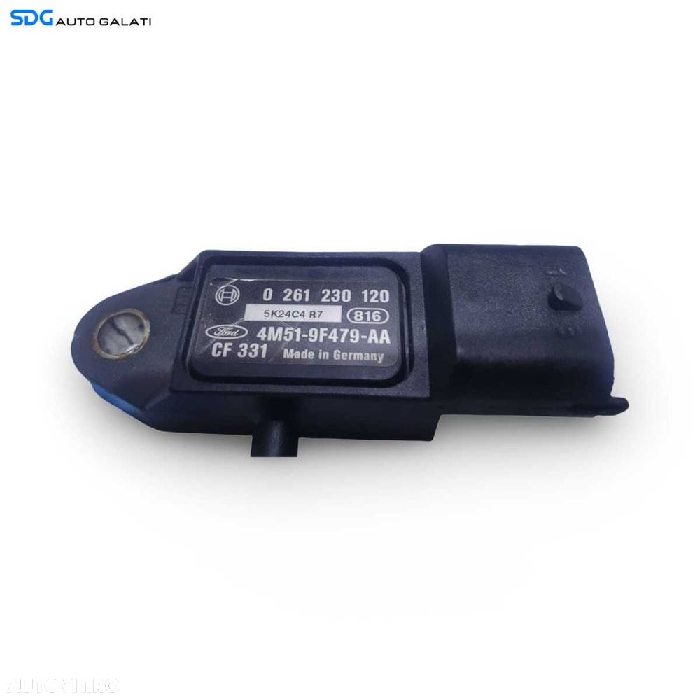 Senzor Presiune Gaze Evacuare Ford Galaxy 2 1.8 TDCi 2006 - 2015 Cod 0261230120 4M51-9F479-AA  [S0187] - 4