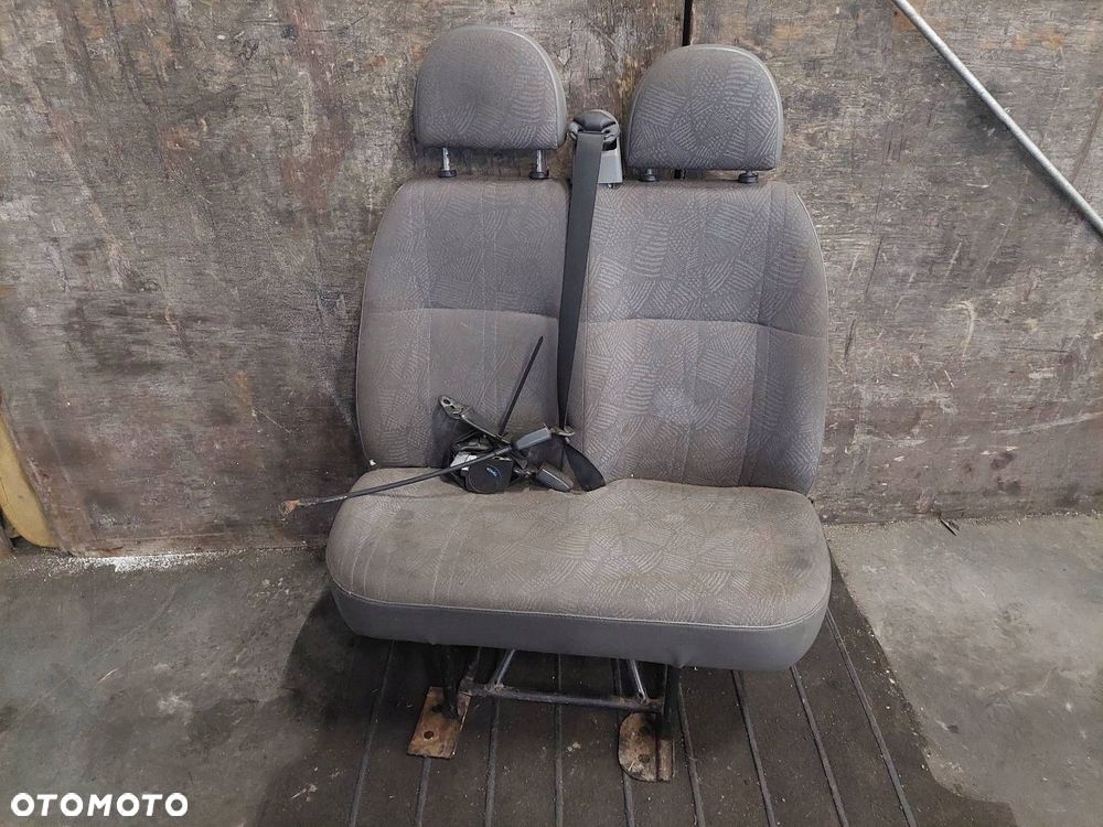 FOTEL PASAŻERA PODWÓJNY + PASY FORD TRANSIT V - 1