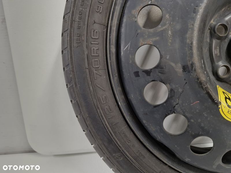 OPEL MOKKA A KOŁO DOJAZDOWE DOJAZDÓWKA 125/70/16 R16 5X105 4JX16 ET49 - 5