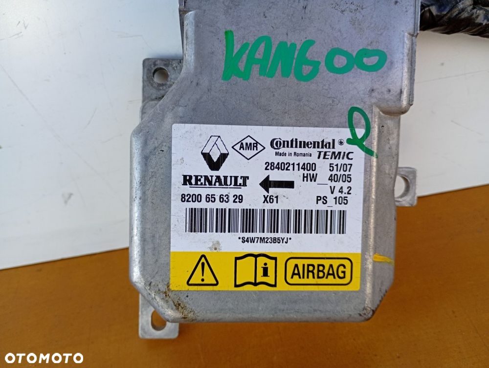 moduł poduszki airbag sensor renault kangoo 8200656329 - 2
