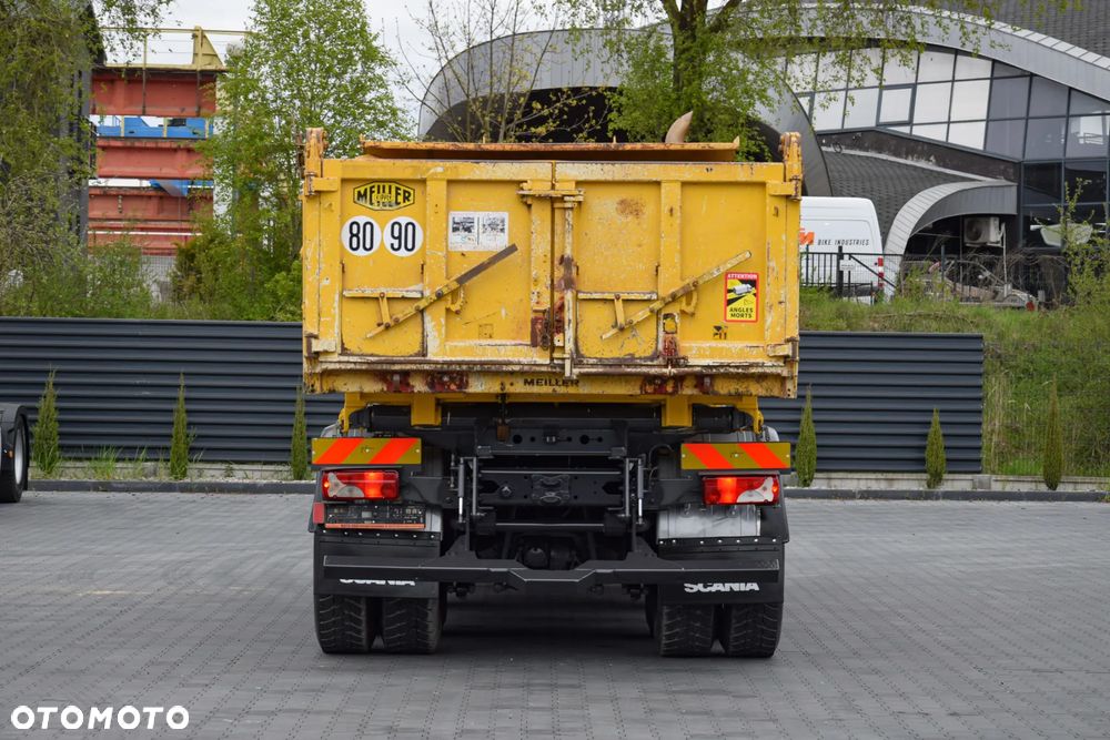 Scania P410 / 8x4 / EURO 6 / WYWROTKA / HYDROBURTA / AUTOMAT / KAMERA COFANIA / NAWIGACJA / HAK / NISKI PRZEBIEG / SERWISOWANY / SPROWADZONY - 6