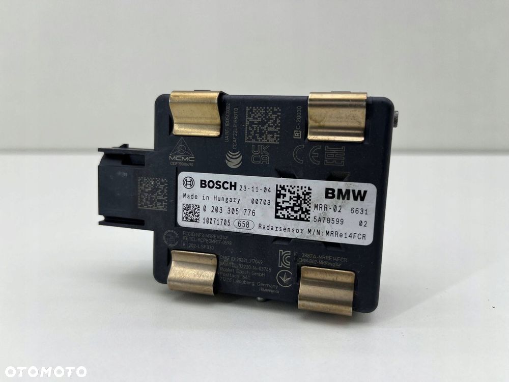 BMW 5 G30 G31 RADAR SENSOR DISTRONIC 5A78599