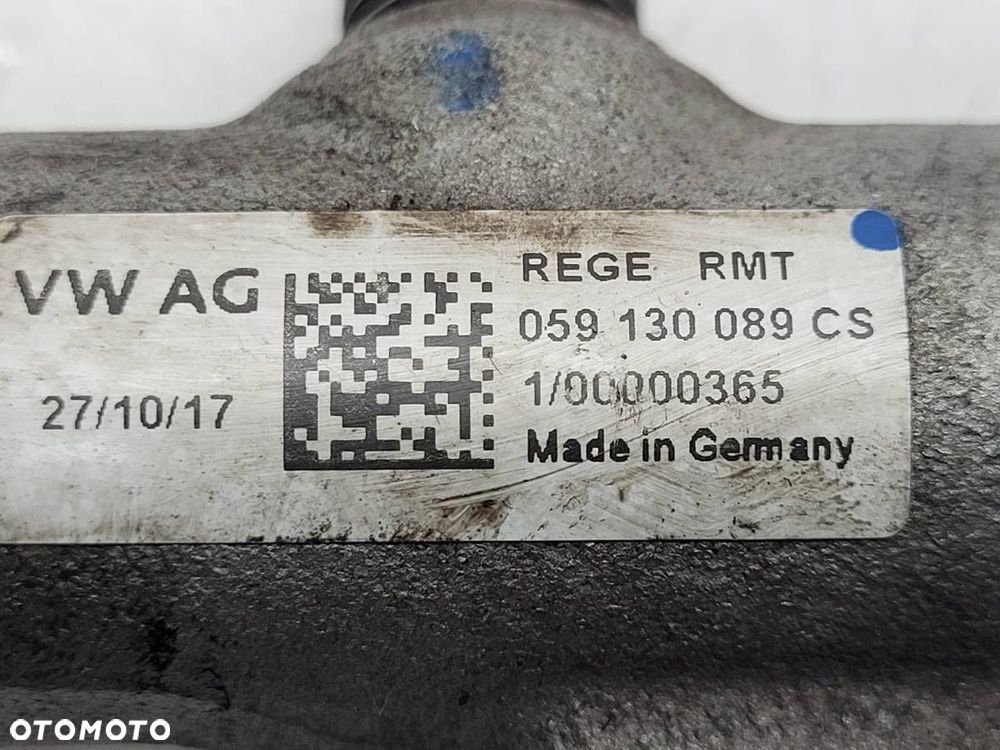 LISTWA WTRYSKOWA 3.0 TDI AUDI A6 C7 ALLROAD 059130090CS 059130089CS - 12