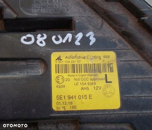 SKODA OCTAVIA 3 III 5E1 LIFT LAMPA LEWA FULL LED ORYGINAŁ EUROPA - 9