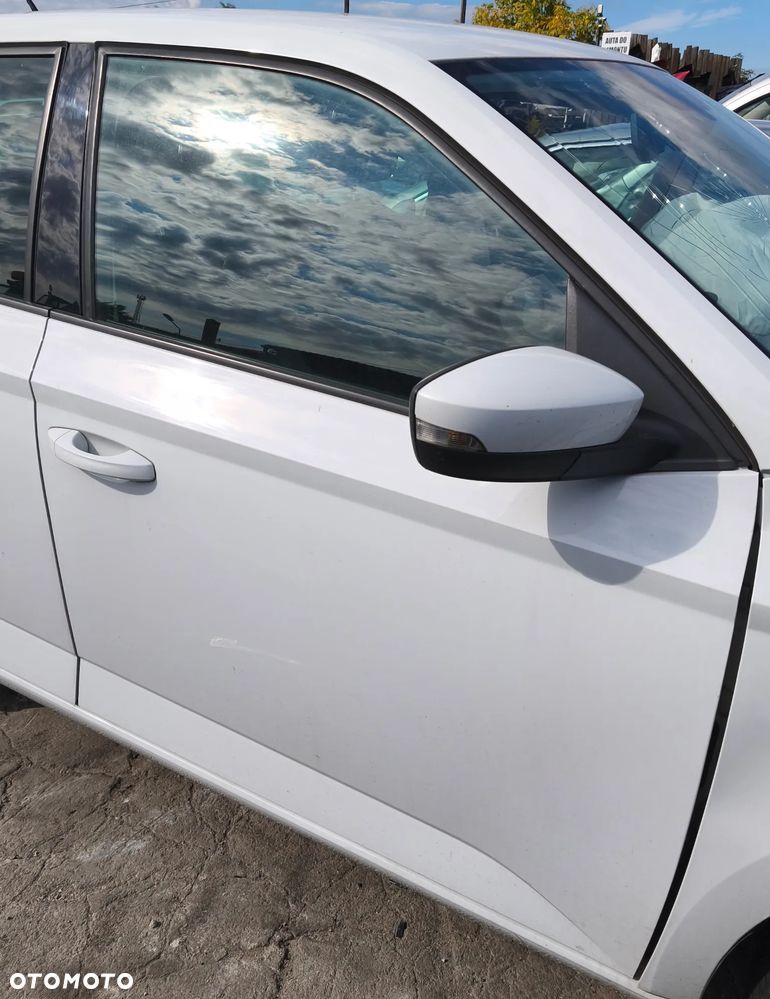 SKODA FABIA III 16r 5D DRZWI PRAWY PRZÓD PRAWE PRZEDNIE GOŁE LS9R - 1