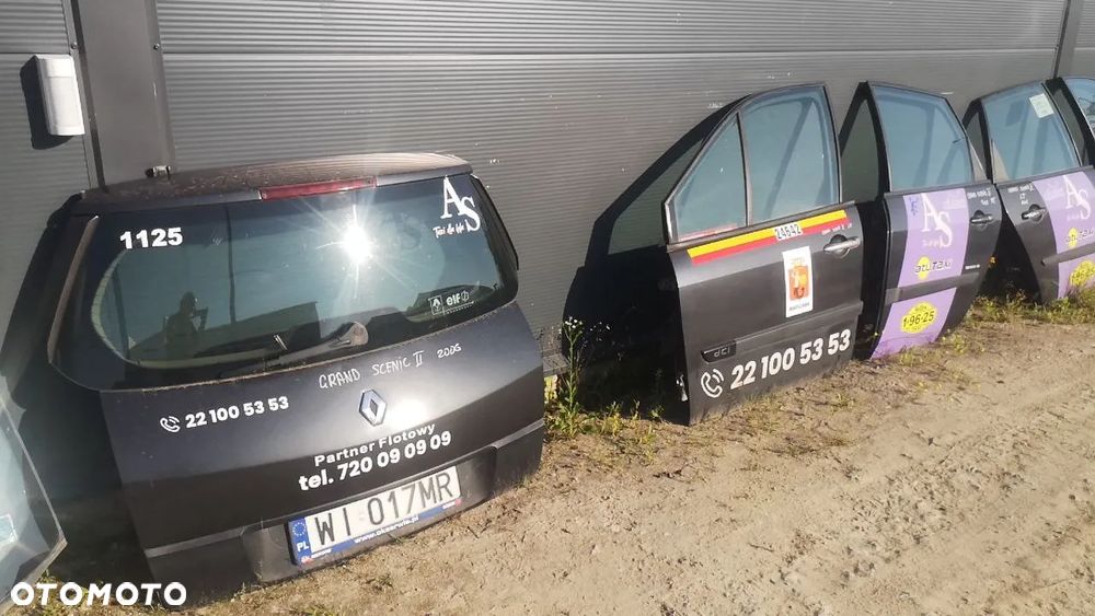 DRZWI PRZÓD TYŁ KLAPA SZYBA GRAND SCENIC II KRATKA BAGAŻNIKA PANDA II - 4