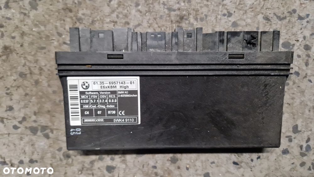 BMW E60 E61 MODUŁ KOMFORTU 6957143 - 1