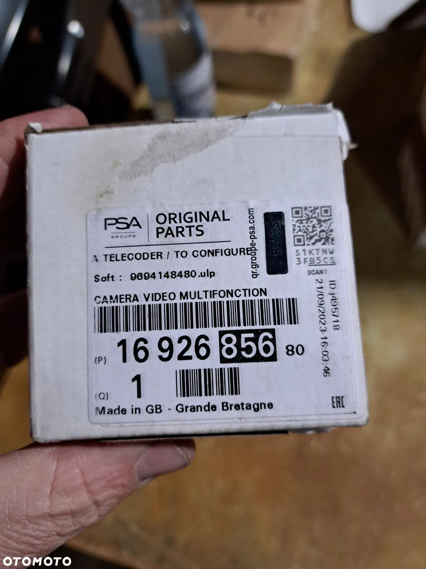 Kamera przód przednia Opel Corsa F Peugeot 208 II PSA 1692685680 9851326280 - 8