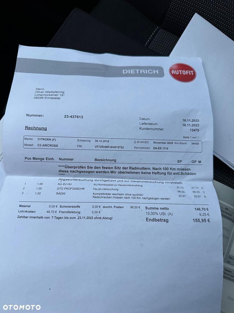 Citroën C3 Aircross PureTech 110 Stop & Start Feel - 39