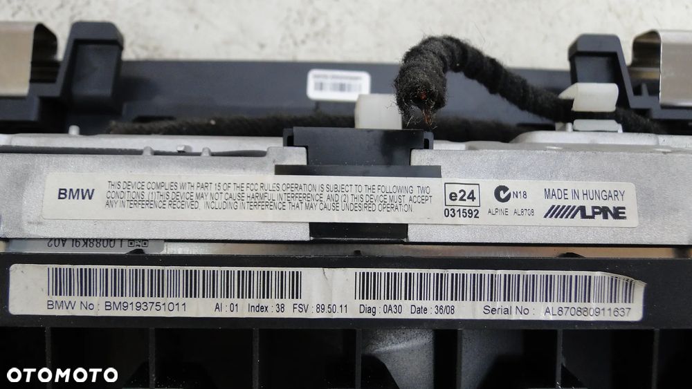 BMW 1 E81 E82 E87 E88 WYŚWIETLACZ MONITOR EKRAN LCD CIC EUROPA - 8