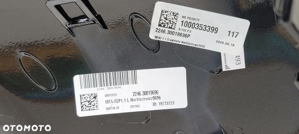 LUSTERKO LEWE 7+5 12pin MERCEDES CLA W118 C118 2019- A1188100105 NOWE - 12
