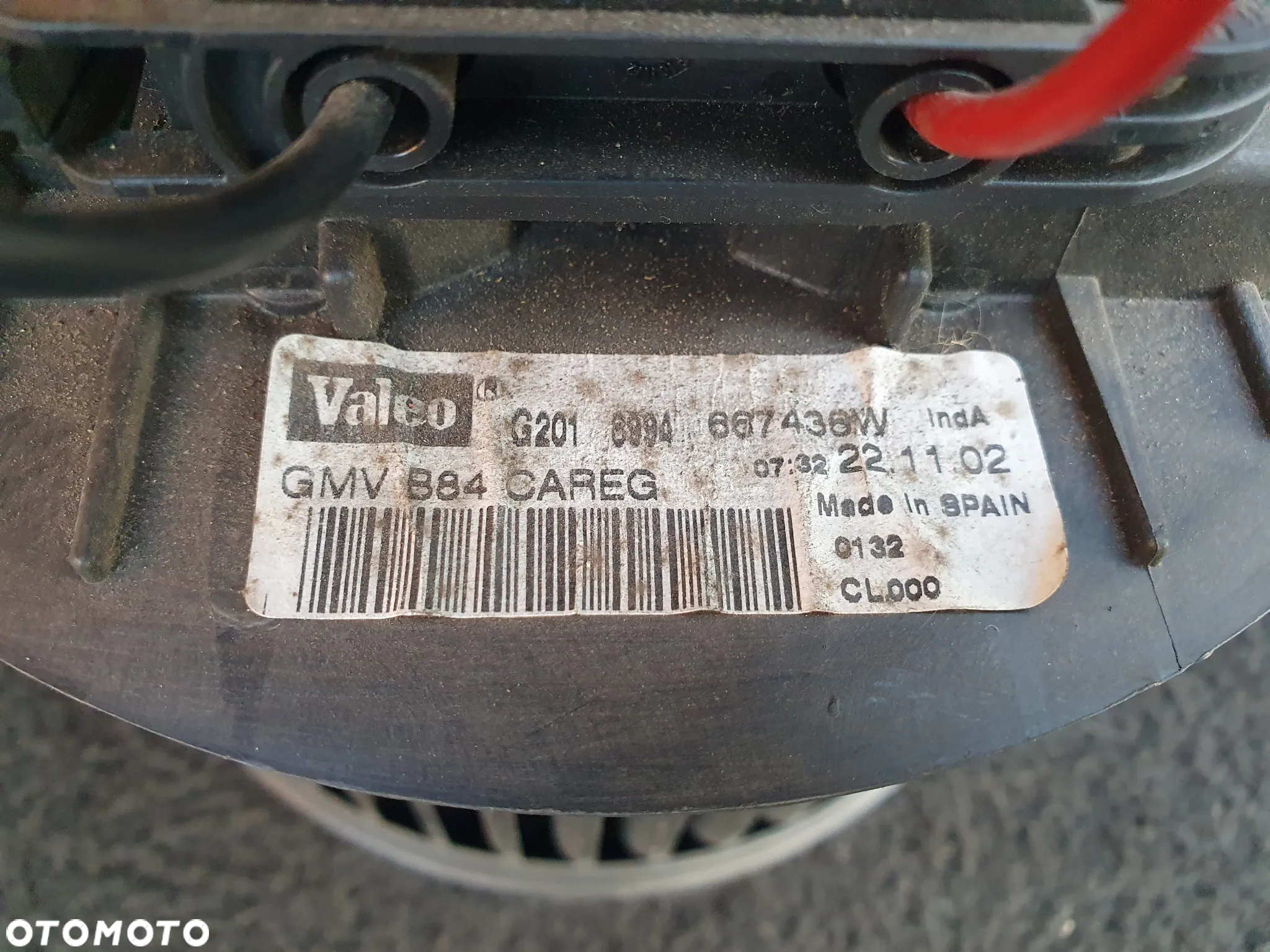RENAULT MEGANE II WENTYLATOR DMUCHAWA NAWIEWU VALEO 667436W - 3