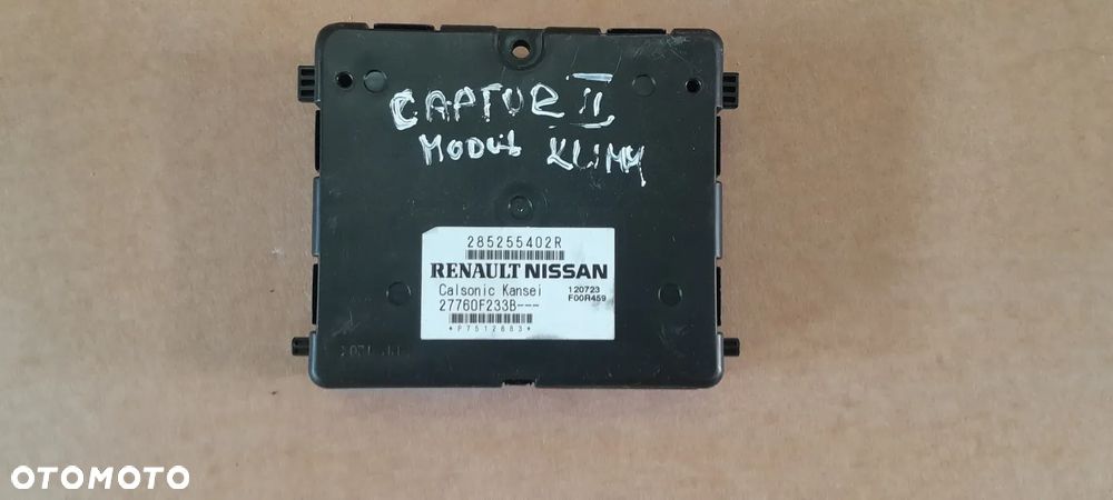 MODUŁ STEROWNIK KLIMATYZACJI RENAULT CAPTUR II 285255402R - 1