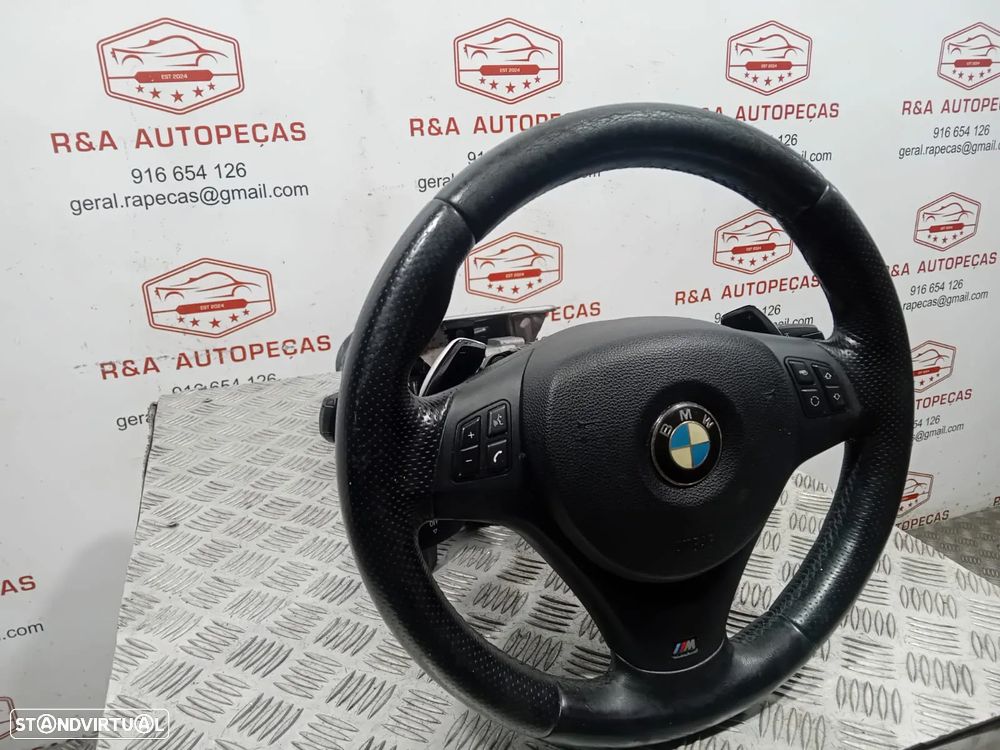 Volante BMW Série Original3 E92 E93 Com Patilhas Pack M Original - 7