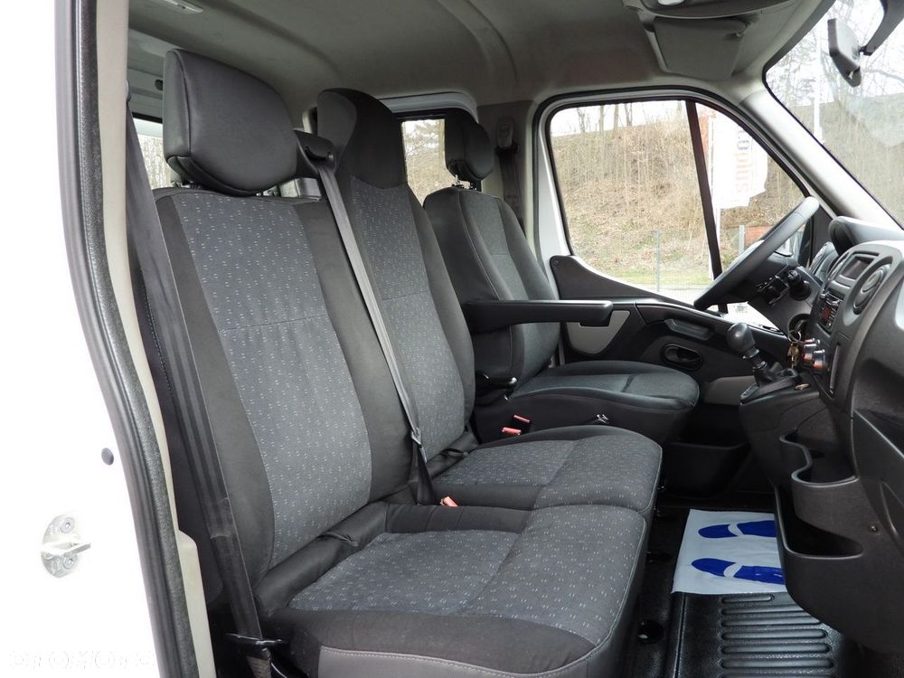Opel MOVANO SKRZYNIA PODWÓJNA KABINA DOKA 7 MIEJSC TEMPOMAT KLIMATYZACJA  130KM - 35