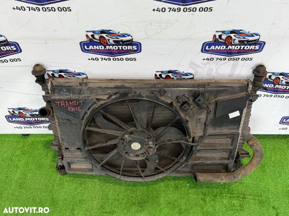 RADIATOR AC / ELECTROVENTILATOR FORD TRANSIT CUSTOM 2.2 DIESEL 2015 COD OEM BK21-8C607-B BK218005CC 0130308504 2013-2018 - 2