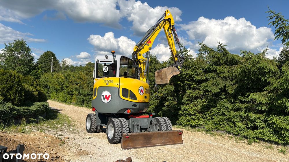 Wacker Neuson Koparka Kołowa 6 TON Wacker NEUSON 6503 -2 Pług Ramię Long 3 Łamane POWERTILT Lenhoff Klimatyzacja łyżki przedsiębierne MS03 6503 ew65 wiertnica  Takeuchi TB175W Yanmar B75W widły grabie - 13