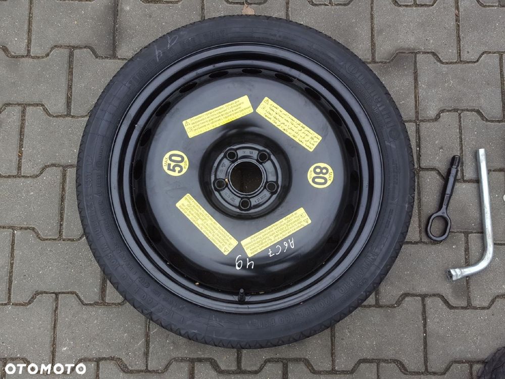 AUDI A6 C7 10-18r AUDI A7 18r- KOŁO DOJAZDOWE r20 5X112 LEWAREK KLUCZ UCHO - 3