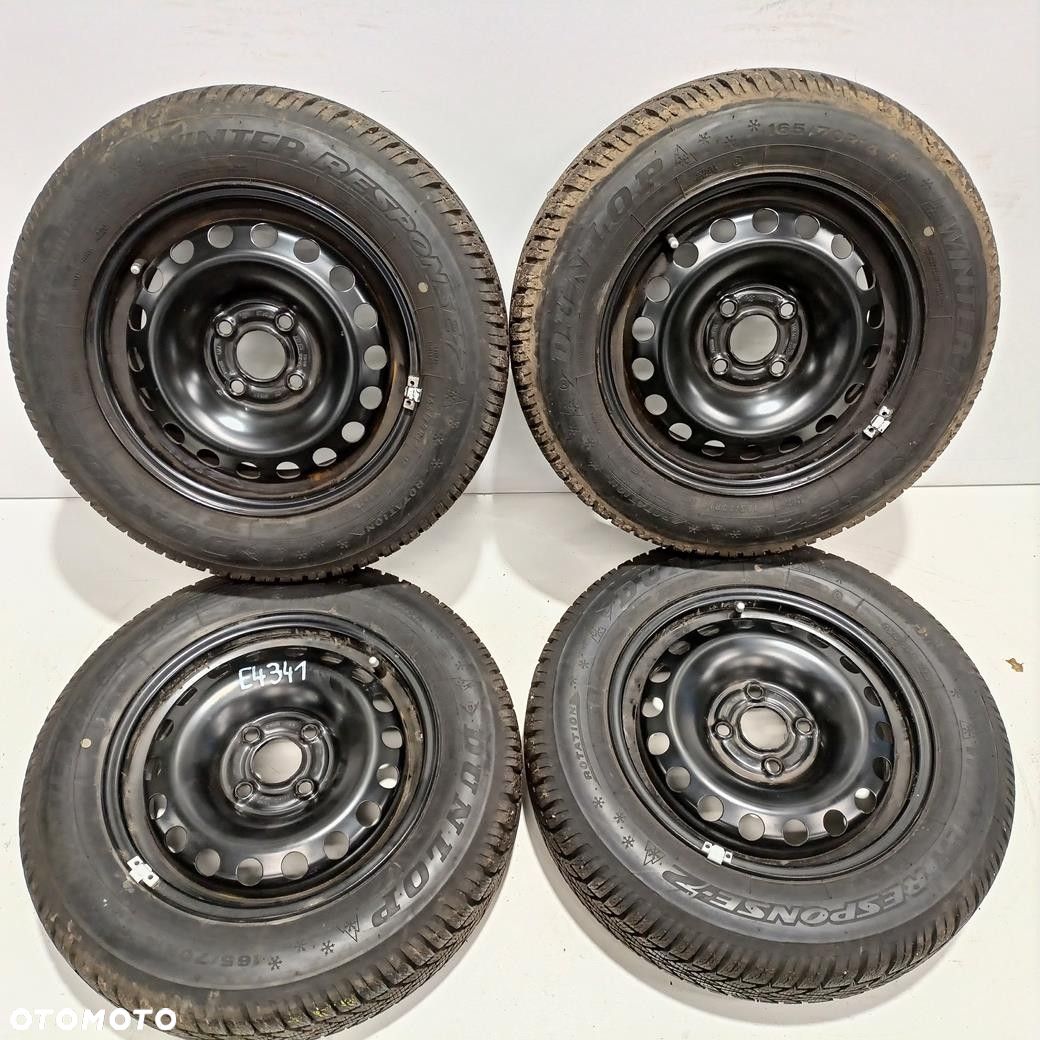 KOŁA 4x100 14 VW UP CITIGO DUNLOP 8mm (E4341) - 1