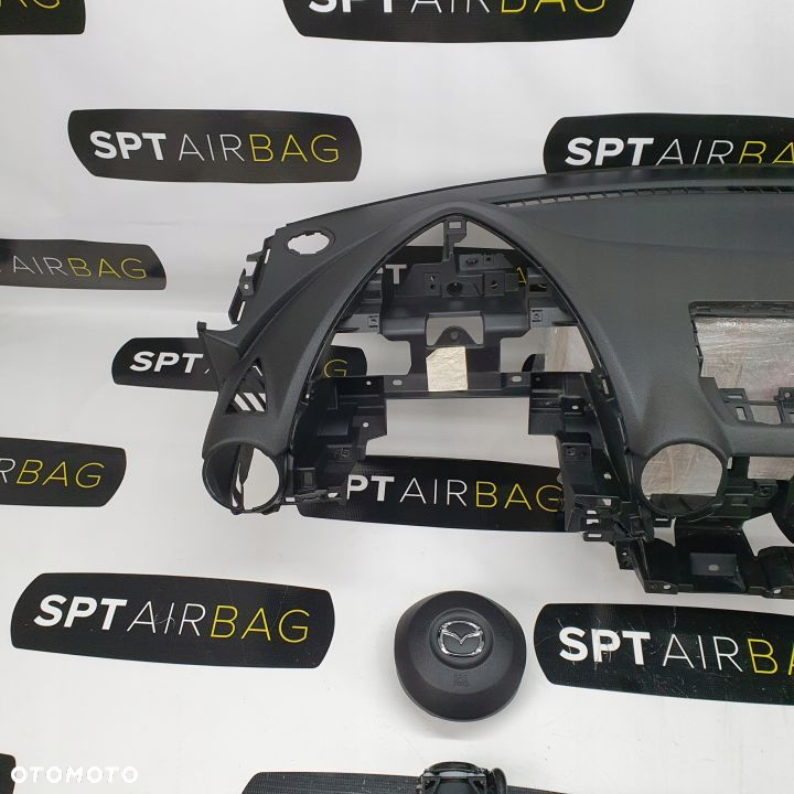 MAZDA CX3 DESKA ROZDZIELCZA KONSOLA KOKPIT PULPIT PODUSZKI AIRBAG AIR BAG PASY KIT SET - 2