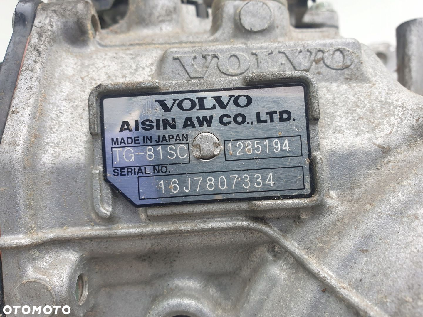 Volvo V60 II 2.0 T TURBO AUTOMATYCZNA SKRZYNIA BIEGÓW TG-81SC 1285194 - 2