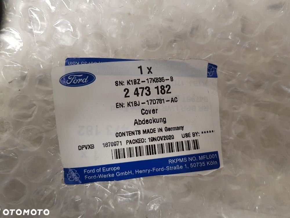 FABRYCZNIE NOWY ORYGINALNY SPOILER DYFUZOR ZDERZAKA TYLNEGO FORD FIESTA  MK8 17-25 K1BJ-17D781-AC - 7