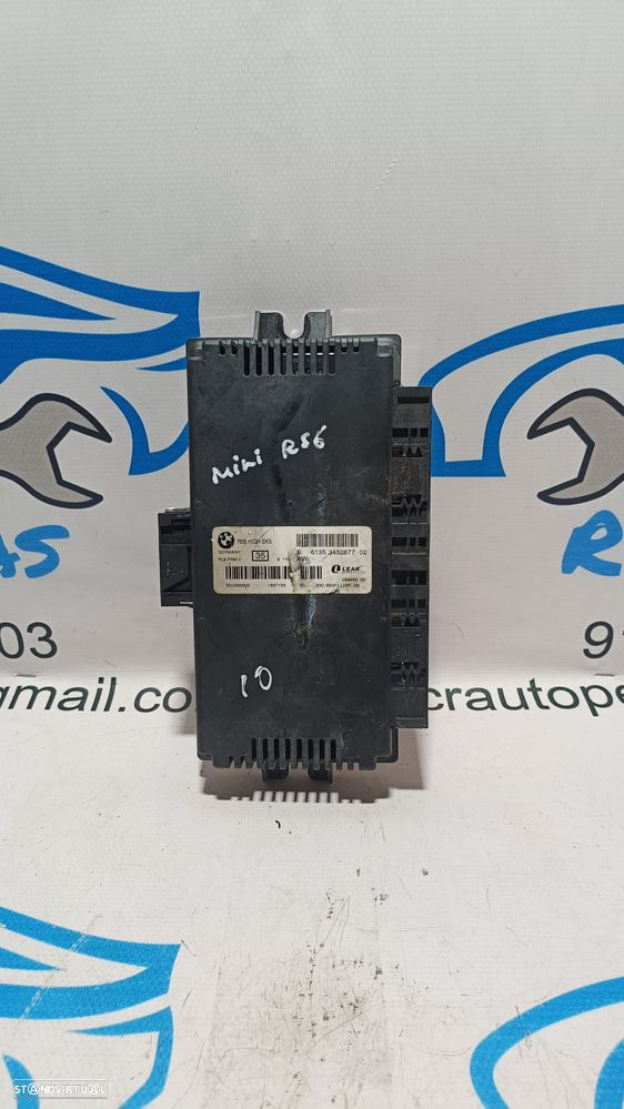 CENTRALINA MODULO LUZ LUZES INTERIOR FOOTWELL MINI COOPER R56 LCI 6135345267702 61353452677 345267702 3452677 R55 R55 LCI CLUBMAN R56 R57 R57 LCI CABRIO R58 COUPE R59 ROADSTER R60 COUNTRYMAN R61 PACEMAN - 1