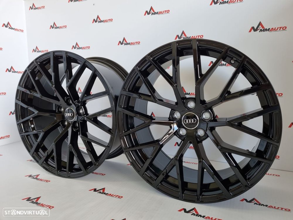 Jantes Look Audi R8 Preto Brilho 20 - 2