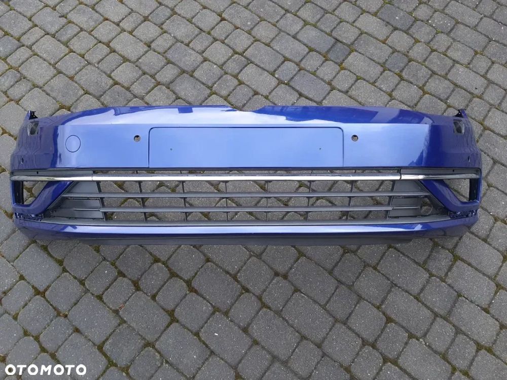 VW GOLF 7 VII LIFT 16- 17-20 5G0 ZDERZAK PRZÓD PRZEDNI+KRATKI+CHROMY+PŁYTA DOLNA ORYGINAŁ VW 5G0807221FL WYSYŁKA 24h - 3