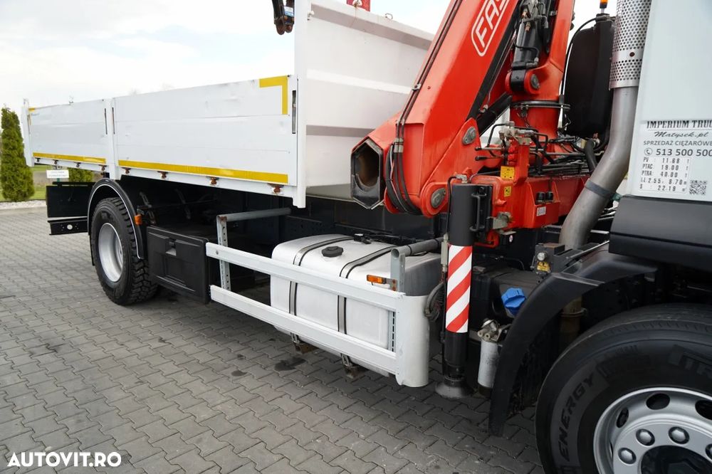 Iveco STRALIS / 310 / 4x2 / BASCULĂ - 5,3 M / HDS FASSI 135 - 8 M / EURO 6 - 18