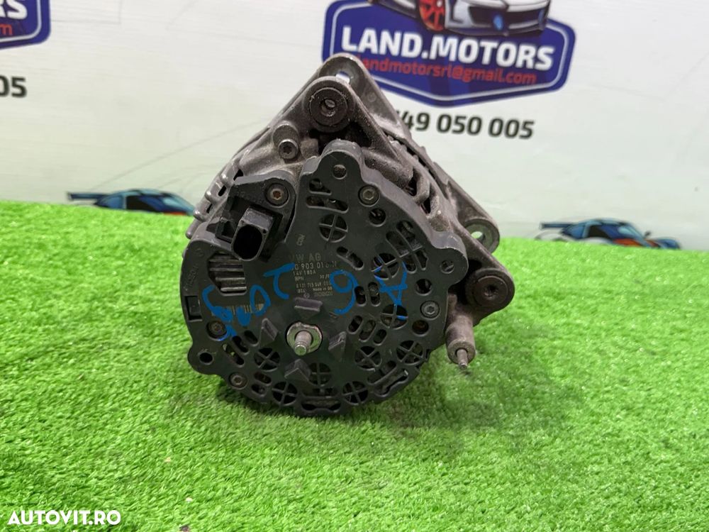 ALTERNATOR AUDI A6 C6 SEDAN 2.0 DIESEL 2009 COD OEM 03G903016N 2006-2010 - 6